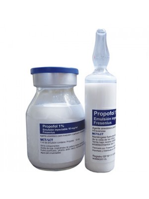 Propofol Fresenius emulsion for injection 50 ml. 1 vial